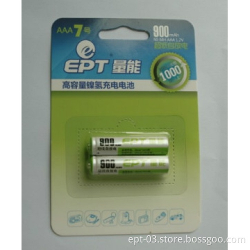 ready to use battery Ni-MH battery 900mAh in blister card